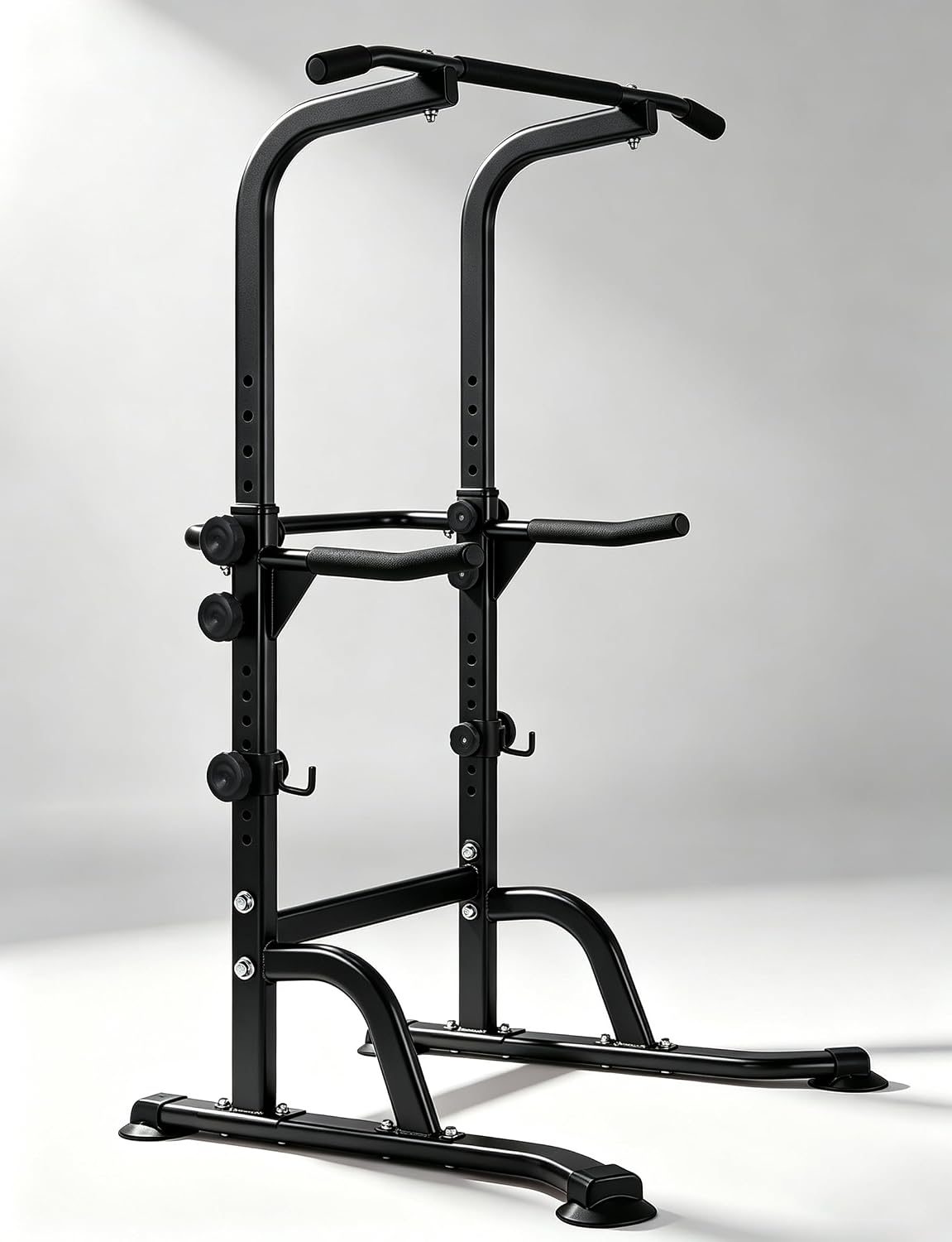Pull Up Bar - 家庭用ジム向けのパワータワー。安定したスチールフレームを備えた懸垂バーとディップステーション。