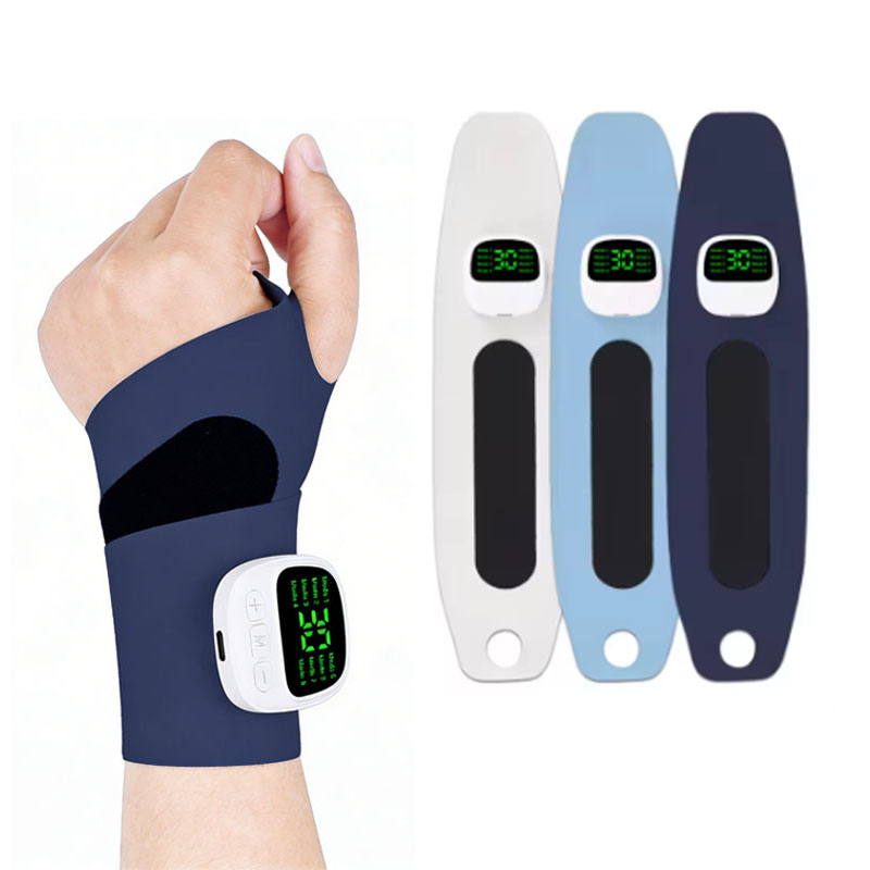 Wrist Wraps - 新EMS電動ハンドリストマッサージャー 振動マッサージ 手の筋肉疲労緩和 USB充電式リストブレース ラップハンドベルト