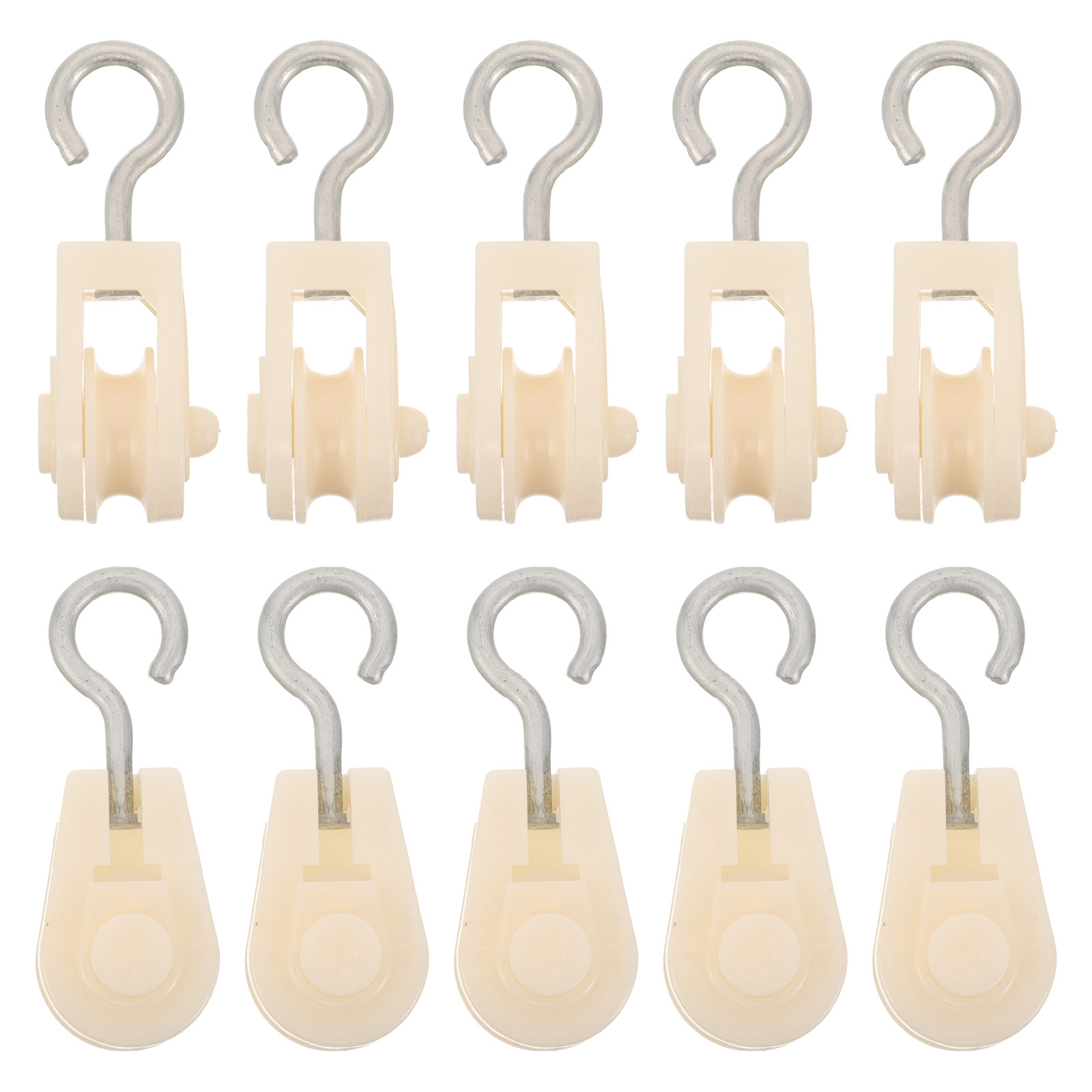 10個入り、屋外用洗濯ロープ用プーリーキット。プラスチック製 - Rope Climb のレビューと価格