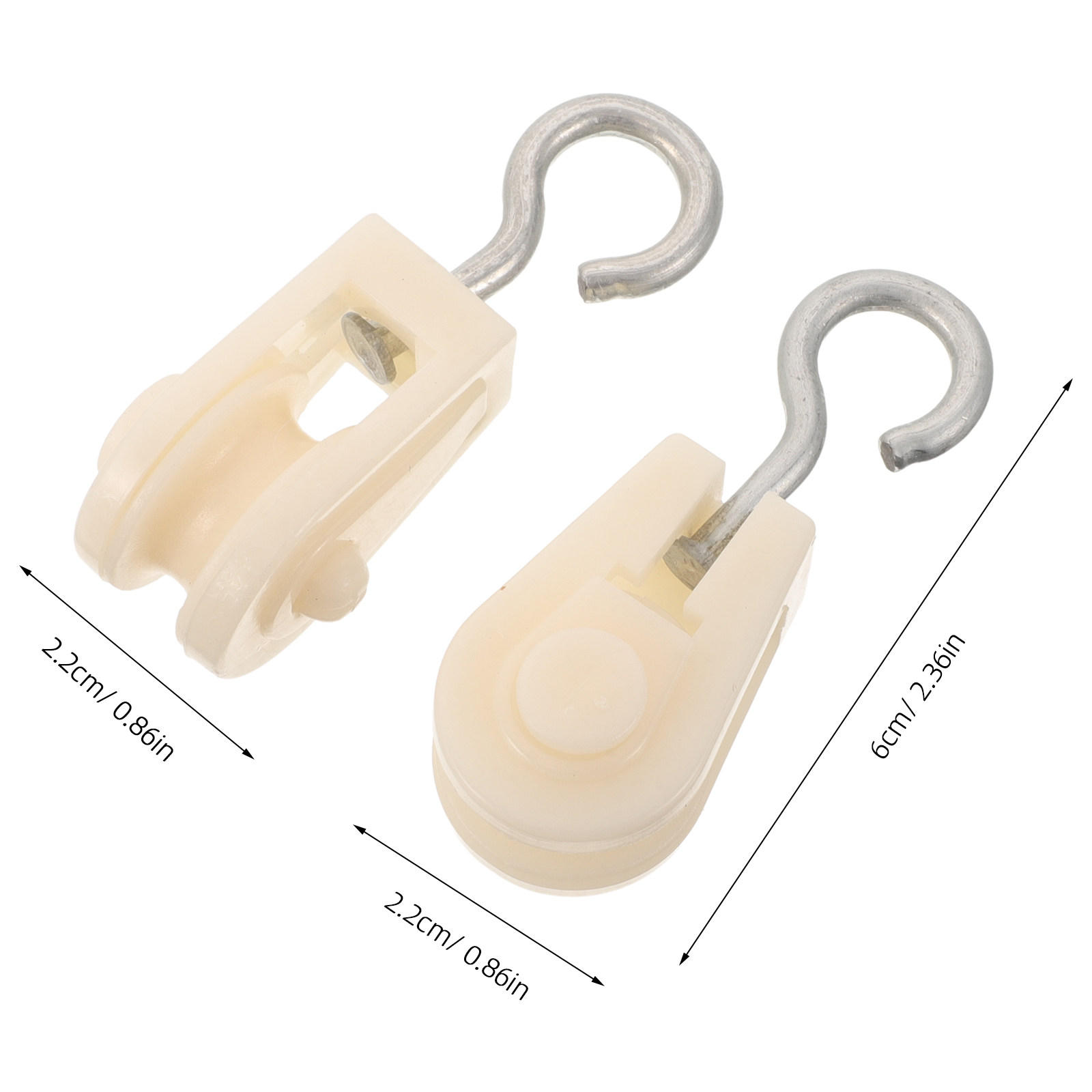 10個入り、屋外用洗濯ロープ用プーリーキット。プラスチック製 - Rope Climb のレビューと価格