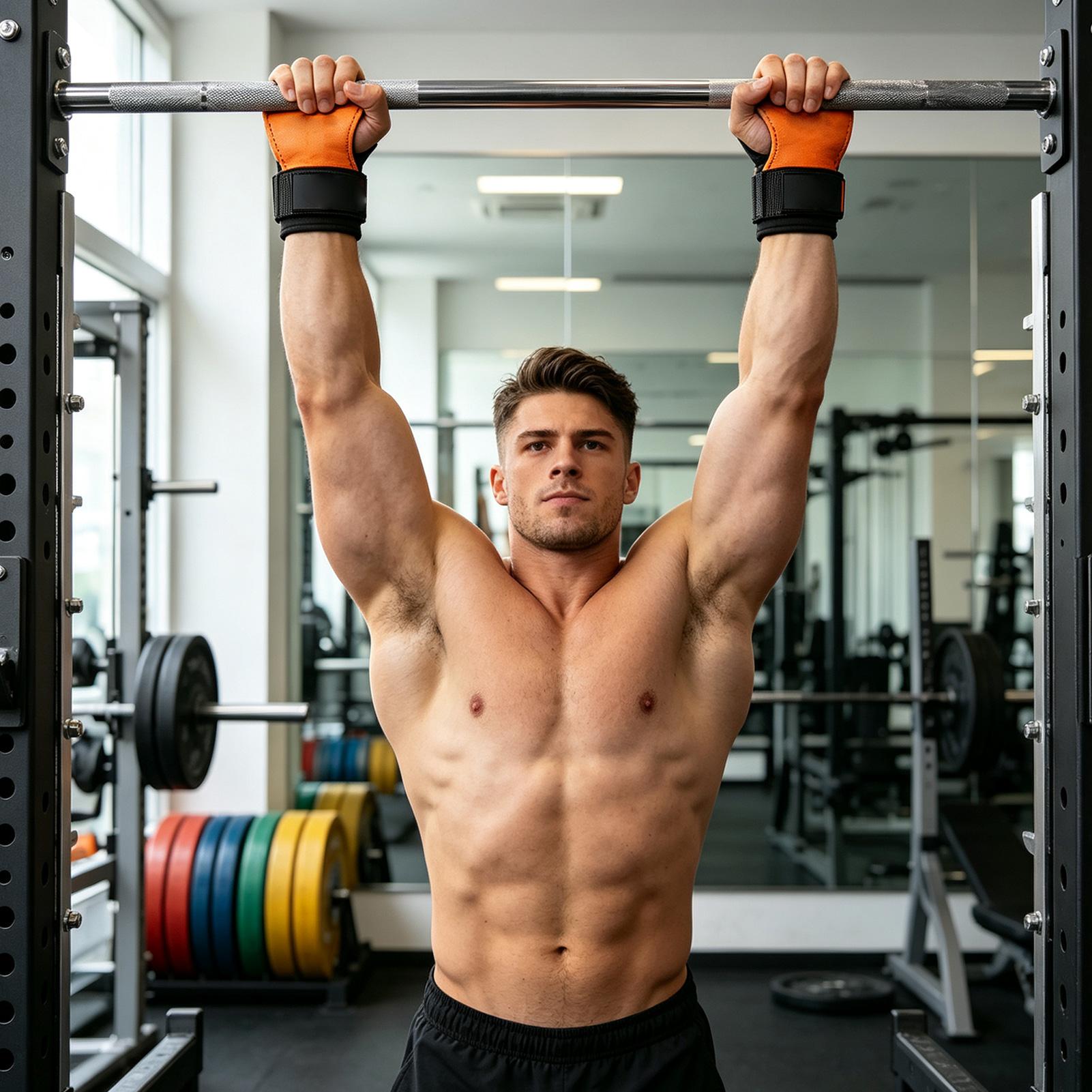 体操バー用グリップ（手首サポート付き）、トレーニング用ハンド - Pull Up Bar のレビューと価格