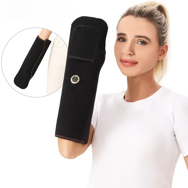 長袖ヒーター付き肘サポーター。電気式で、肩、腕、肘、手首、手 - Wrist Wraps のレビューと価格