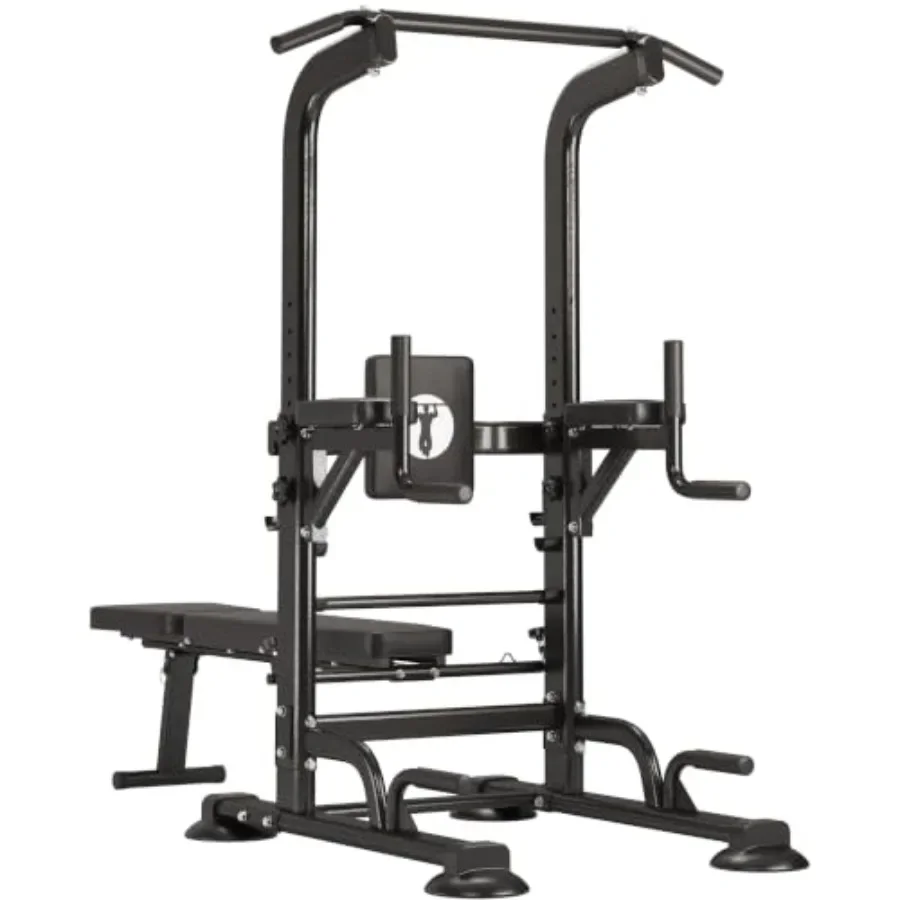家庭用ジムに最適な、折りたたみ式ダンベルベンチ付きのパワータ - Pull Up Bar のレビューと価格