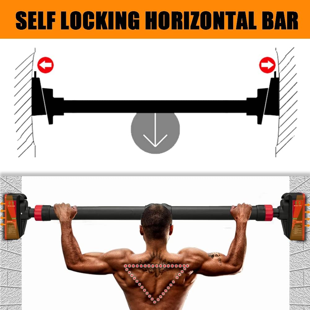 ドア枠用懸垂バー、強度のある懸垂バー、家庭用ジム用調整可能な - Pull Up Bar のレビューと価格