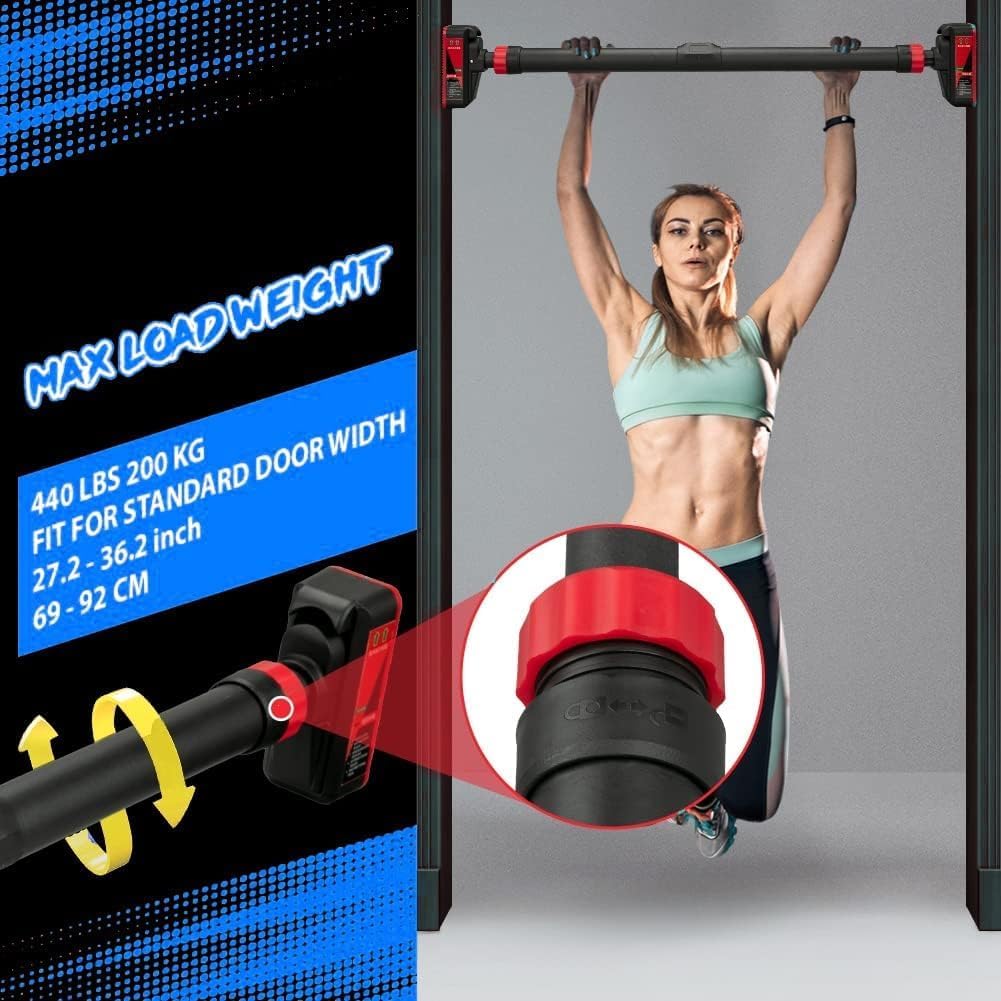 ドア枠用懸垂バー、強度のある懸垂バー、家庭用ジム用調整可能な - Pull Up Bar のレビューと価格