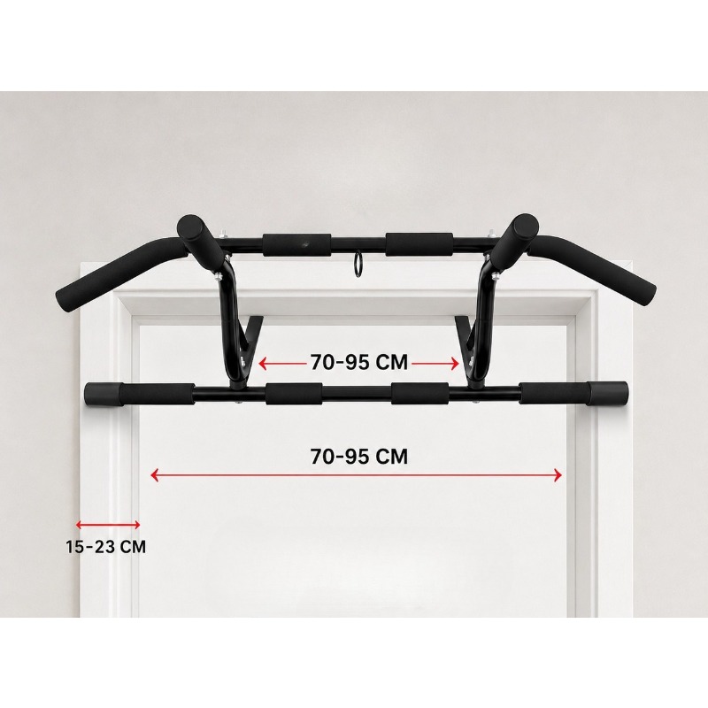ドアに取り付け可能なプルアップバー。寮やオフィスなど、ご自宅 - Pull Up Bar のレビューと価格