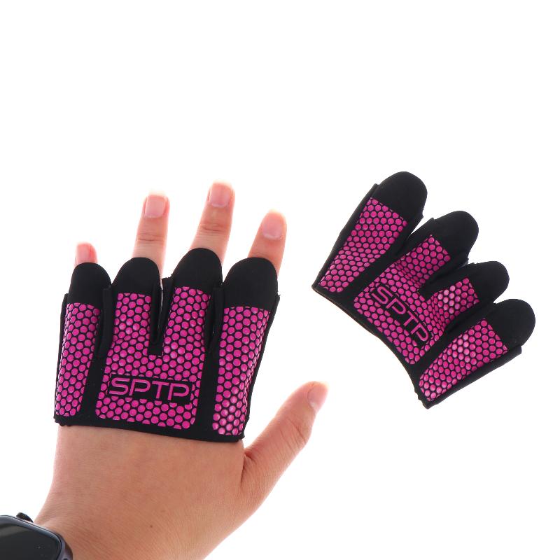 1 ペアジムフィットネスハーフフィンガーグローブ男性女性用ワ - Weightlifting Gloves のレビューと価格
