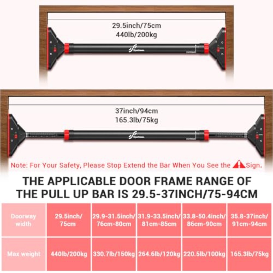 ドア枠用プルアップバー 筋力トレーニング用レジスタンスバンド - Pull Up Bar のレビューと価格