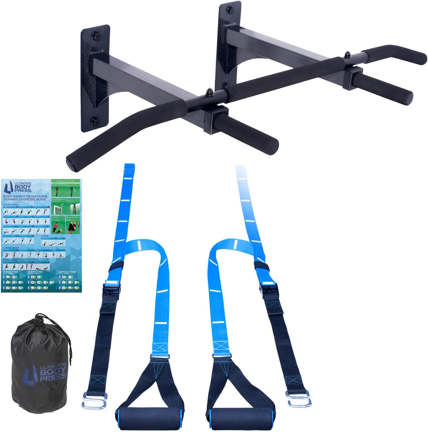 壁に取り付け可能な懸垂バー。設置スペースを確保しやすく、16 - Pull Up Bar のレビューと価格