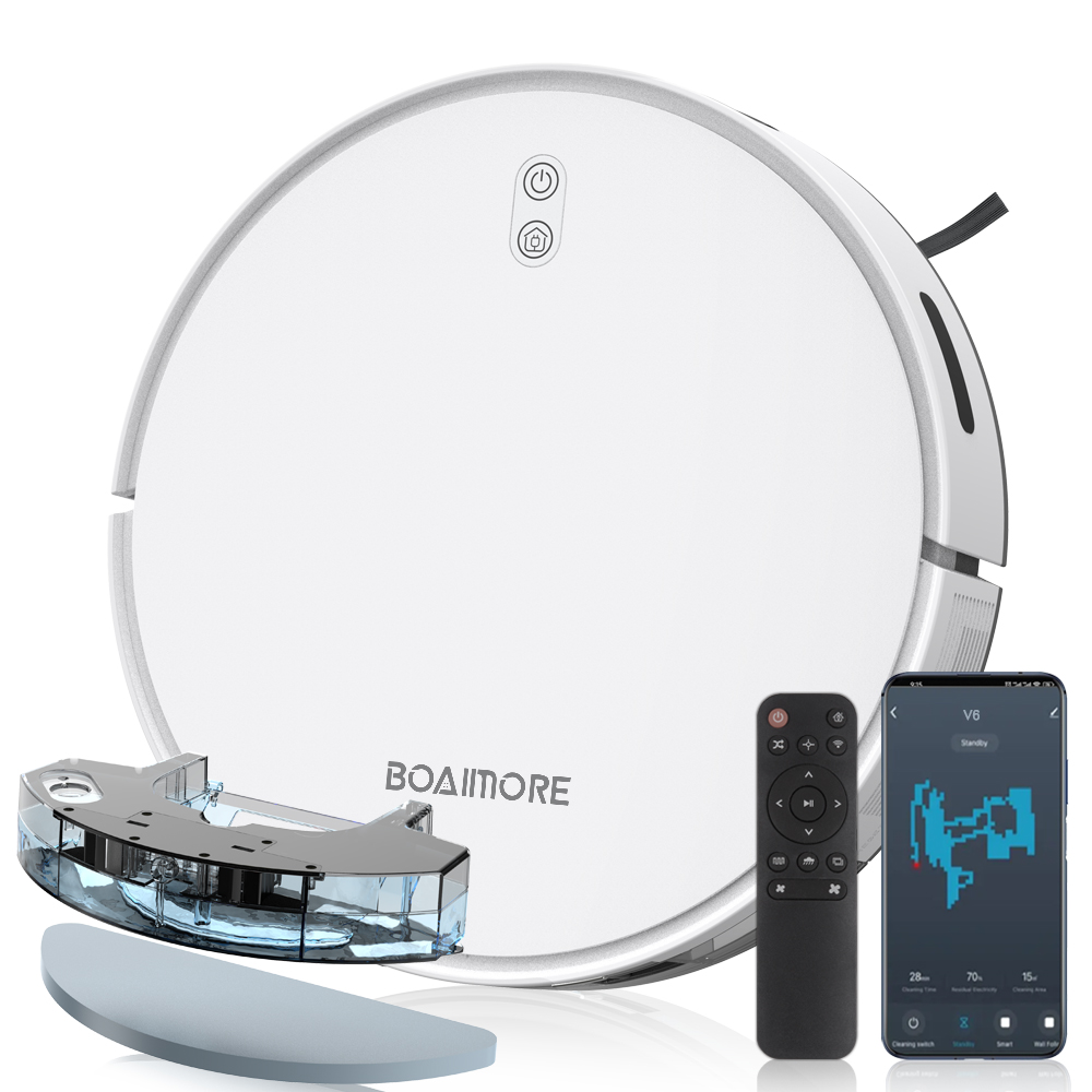 ロボット掃除機コンボモップ 6500PA スマートワイヤレス - Crossfit Machine のレビューと価格