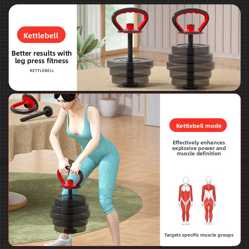 調整可能なケトルベル屋内フィットネス機器バーベルダンベルプッ - Kettlebell のレビューと価格