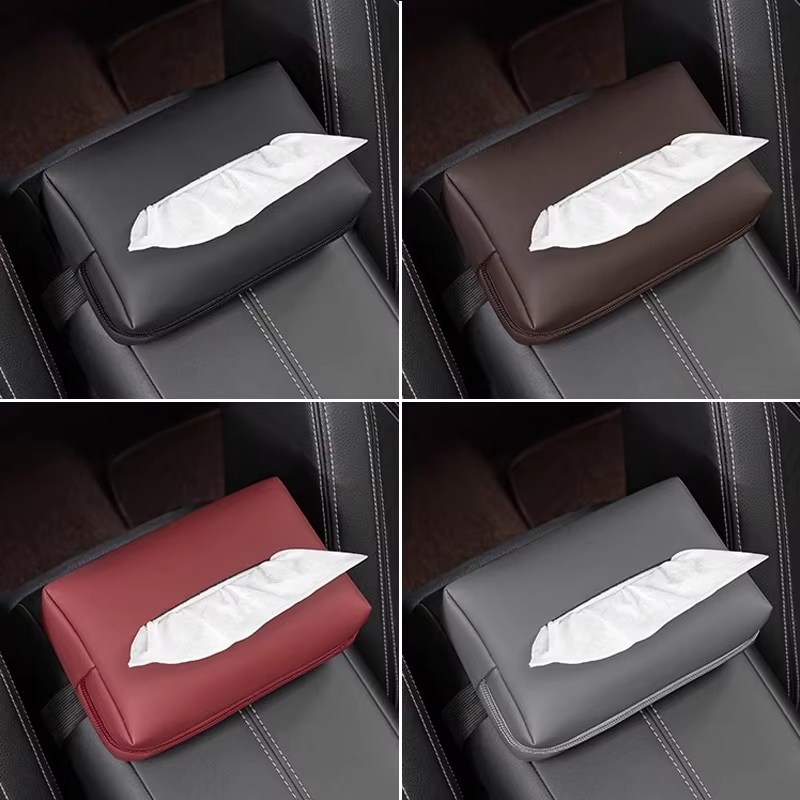 レザー製車用ティッシュボックス 車椅子背もたれ用ティッシュボ - Chalk Bag のレビューと価格